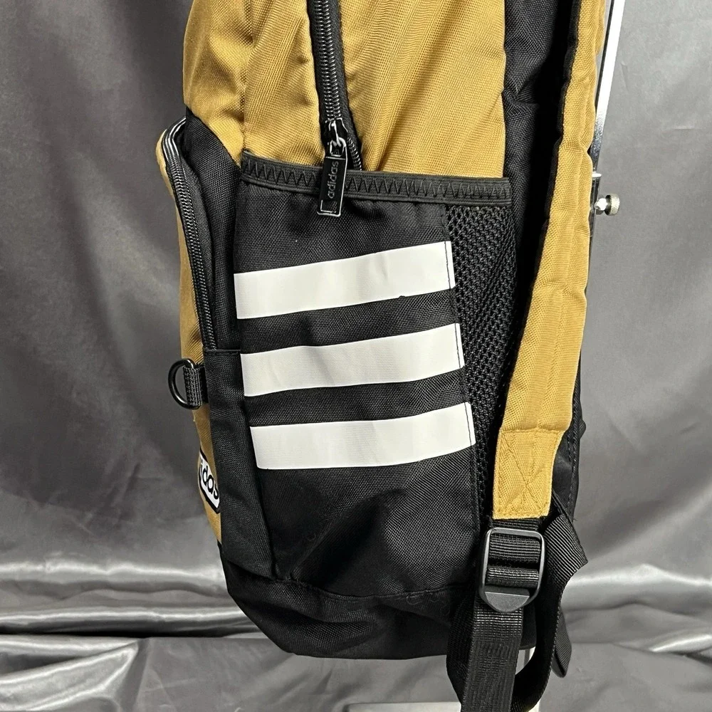 adidas Classic 3S 4 Mesa Brown/Black/White Laptop Unisex‎ Backpack - CLEAN